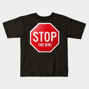 STOP Fake News Kids T-Shirt